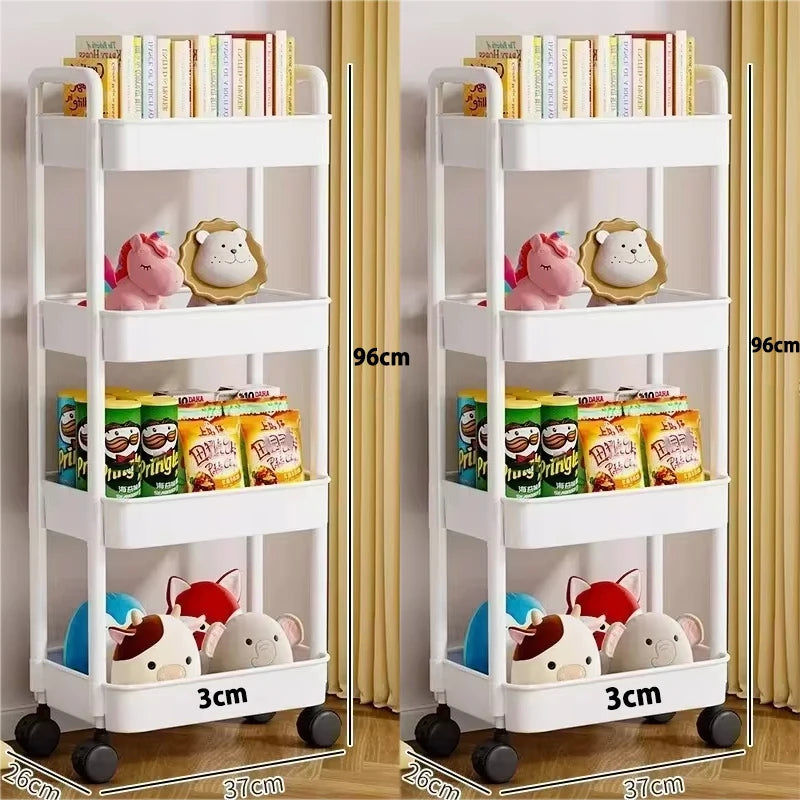 Shelf Storage Organizer Trolley Cart