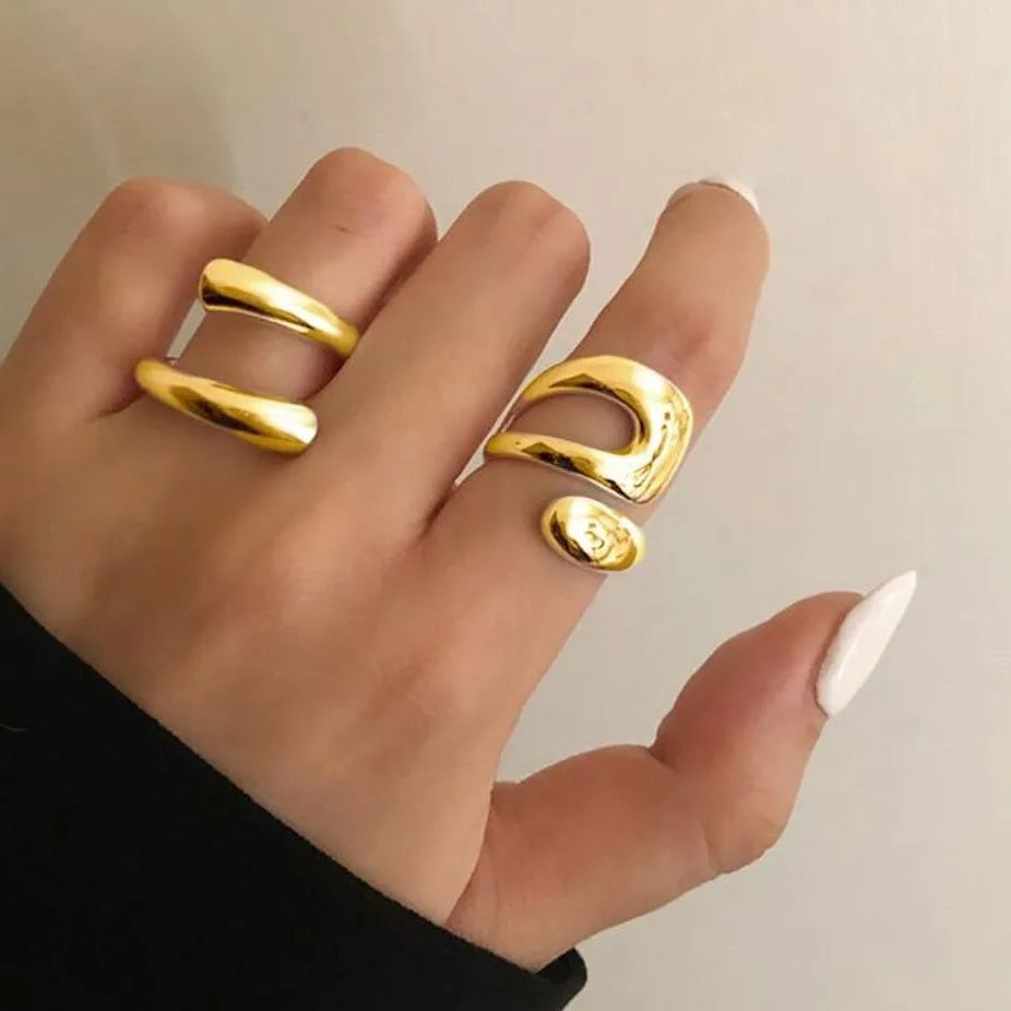 Fashion Minimalist Geometric Rings