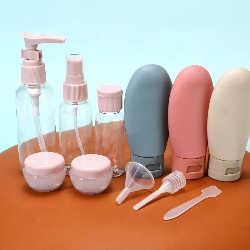 11pcs Travel Bottle Set Toiletry Storage