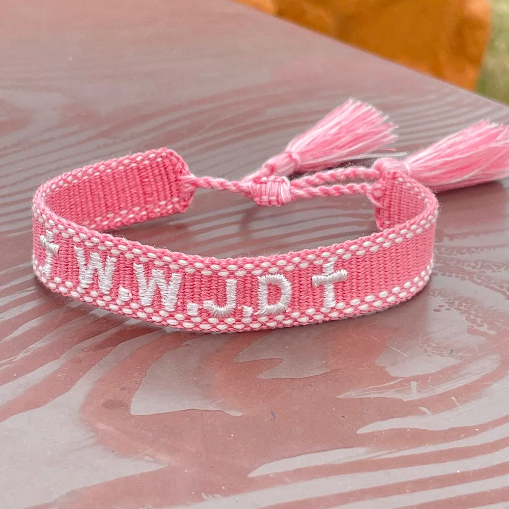 W.W.J.D. Woven Bracelet