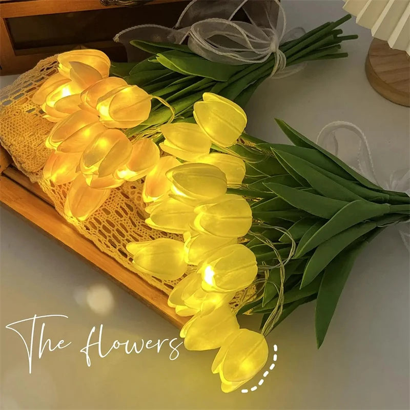 10pc LED Tulip Bouquet