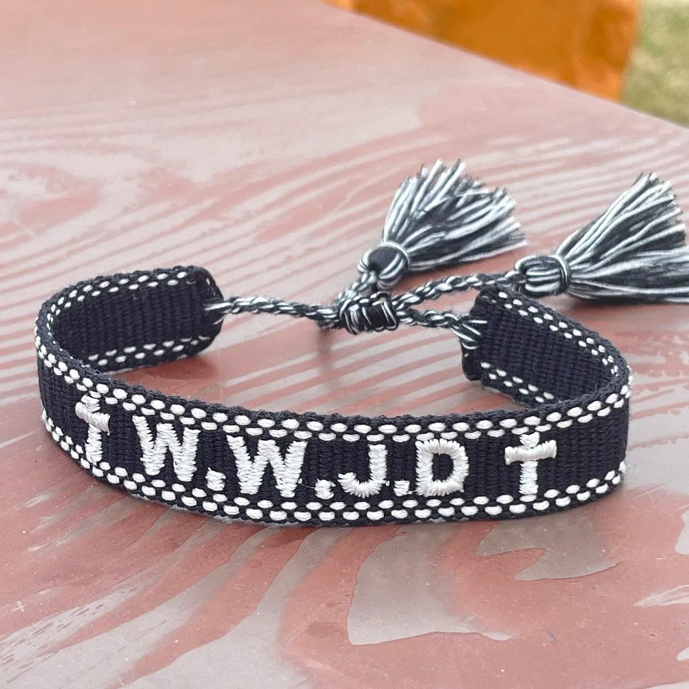 W.W.J.D. Woven Bracelet