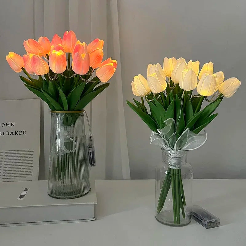 10pc LED Tulip Bouquet