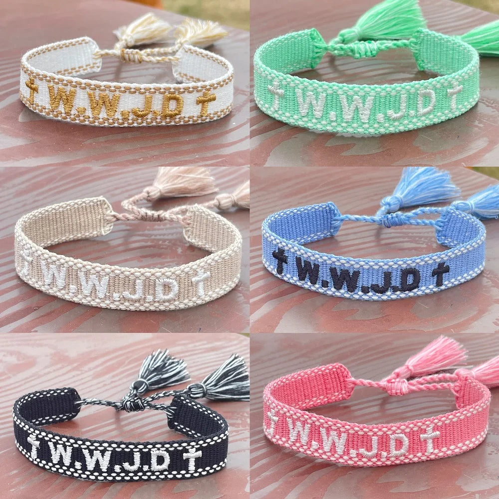 W.W.J.D. Woven Bracelet