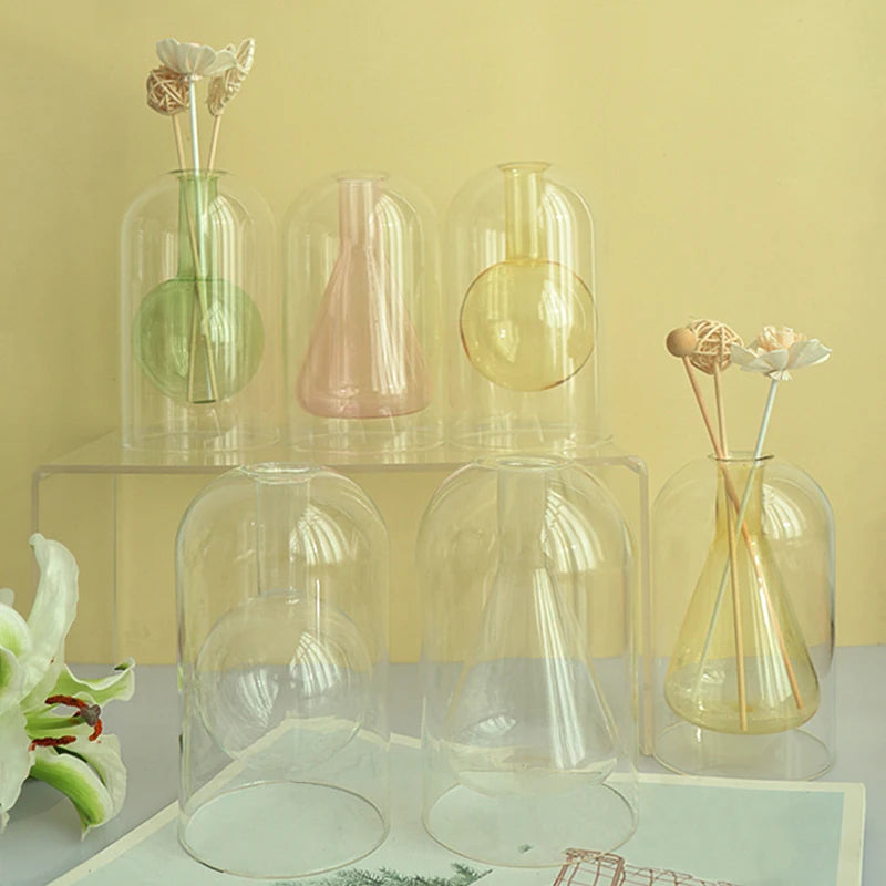 Aromatherapy Diffuser Jars Colorful Glass Vase