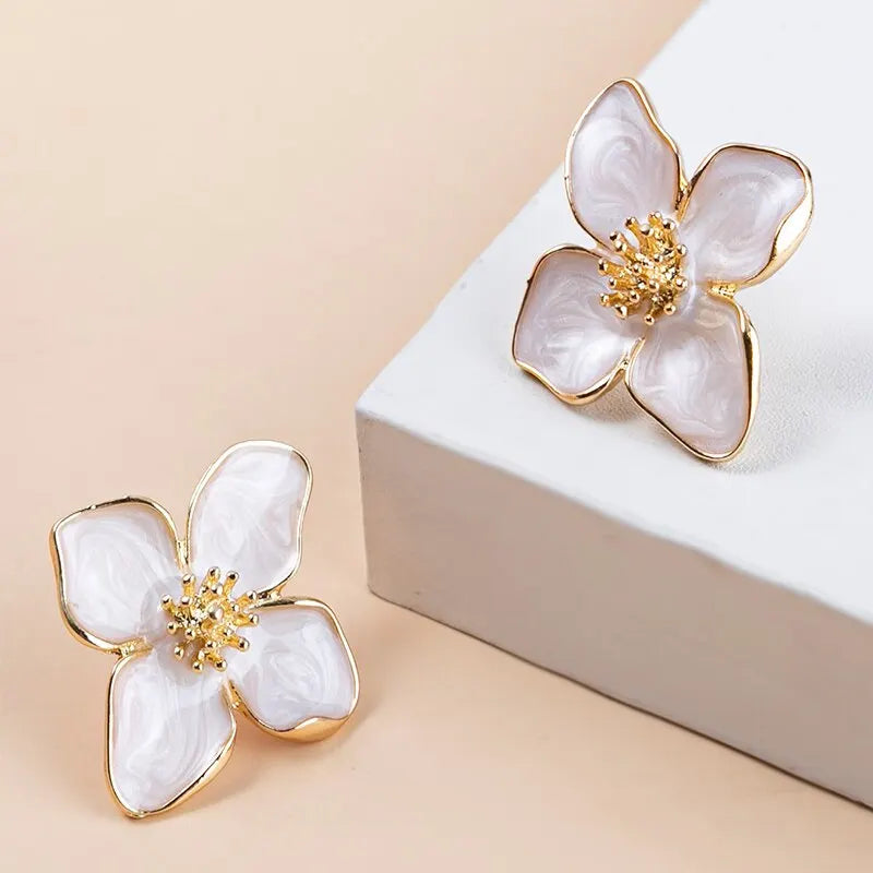 Cute Flower Earrings 2 Pair