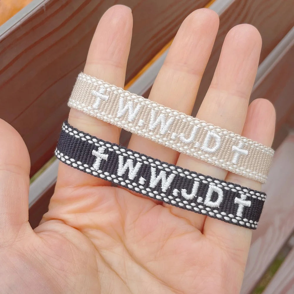 W.W.J.D. Woven Bracelet