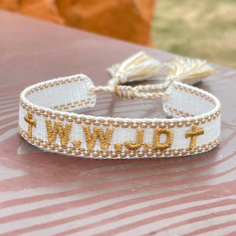 W.W.J.D. Woven Bracelet