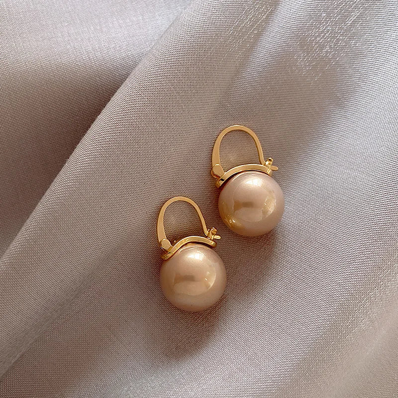 Cute Pearl Stud Simple Earrings Women