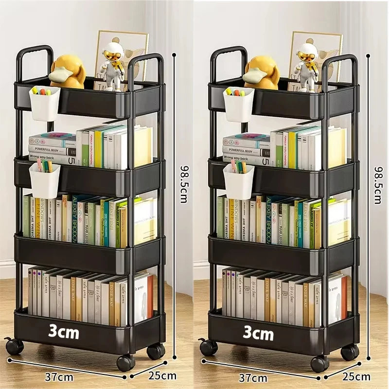 Shelf Storage Organizer Trolley Cart