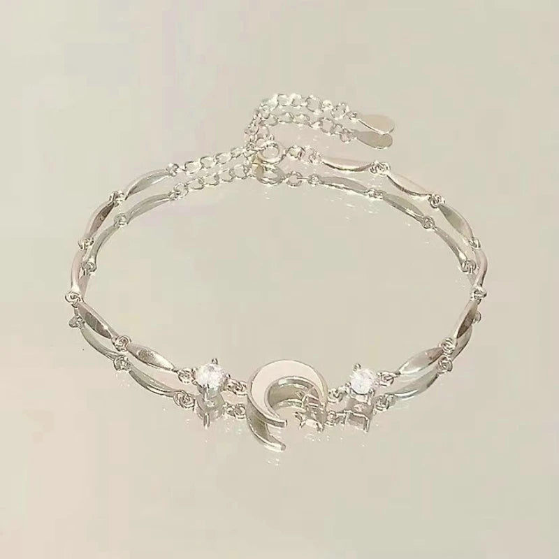 Cute Crystal Bracelet Bow Charms