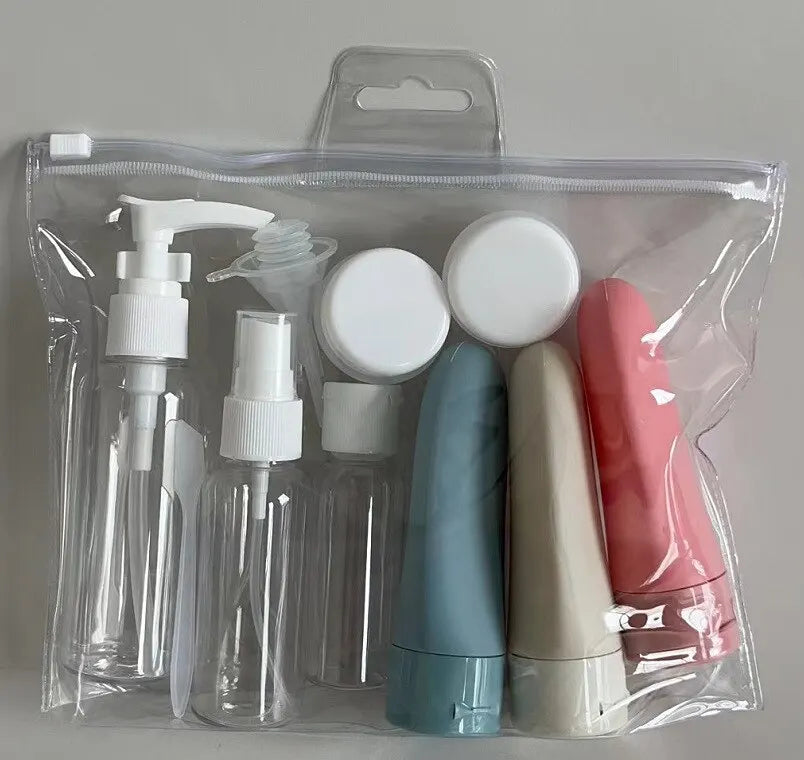 11pcs Travel Bottle Set Toiletry Storage