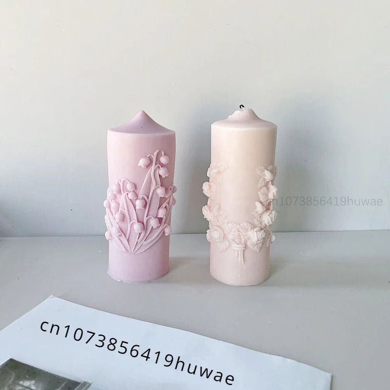 Flower Detail Candle Mold DIY