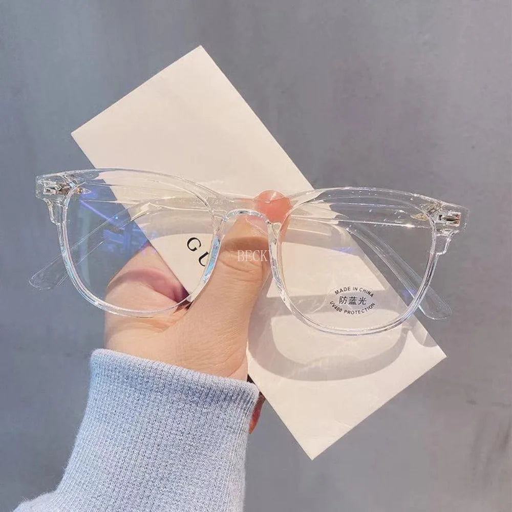 Transparent Blue Light Fashion Glasses