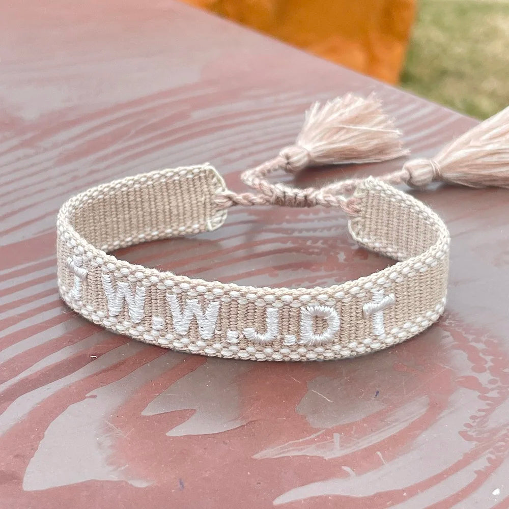 W.W.J.D. Woven Bracelet