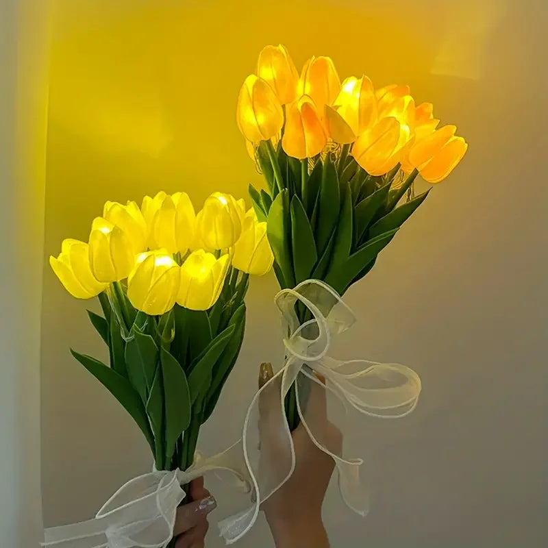 10pc LED Tulip Bouquet