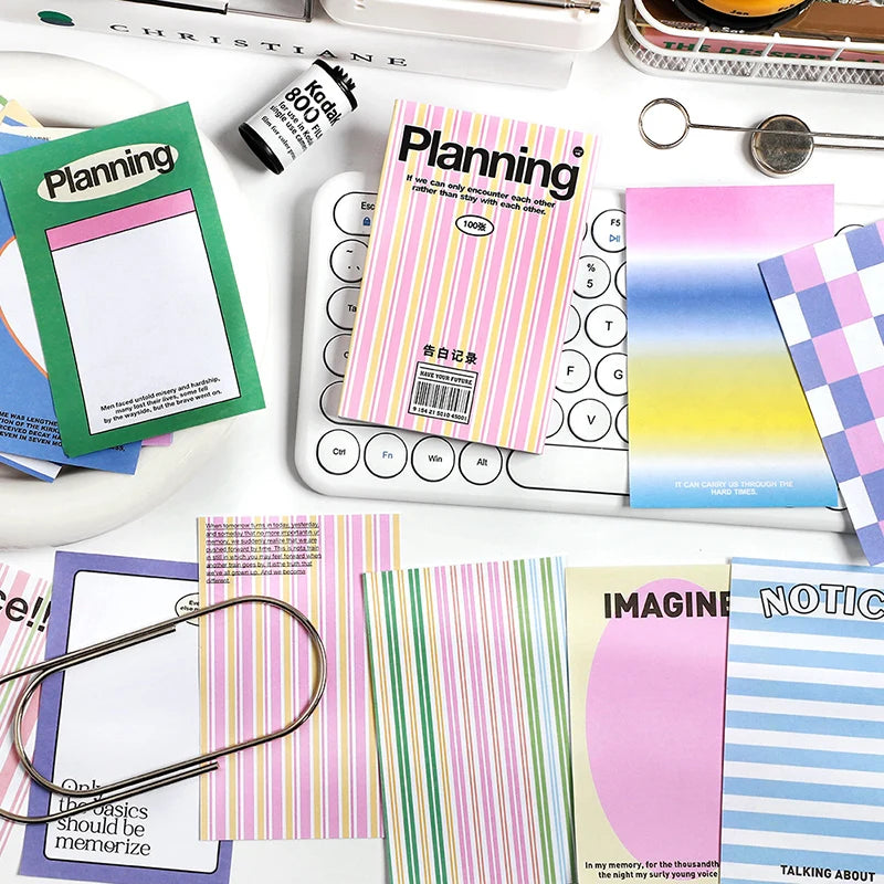 100PC Scrapbooking DIY Collage Stationary