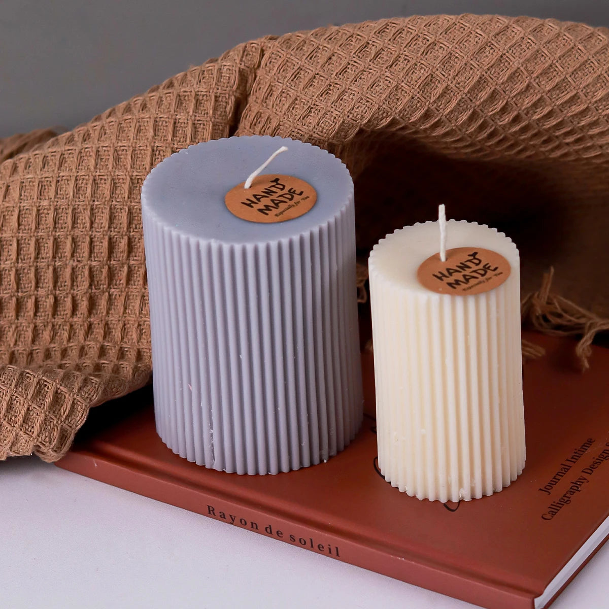 Striped Candle Silicone Mold DIY