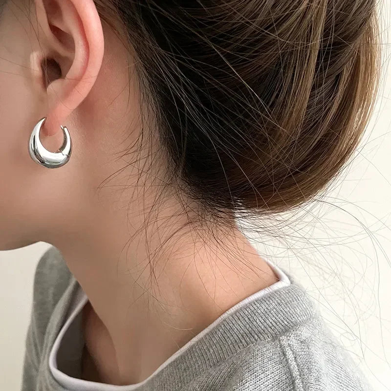 Chunky Hoop Earrings